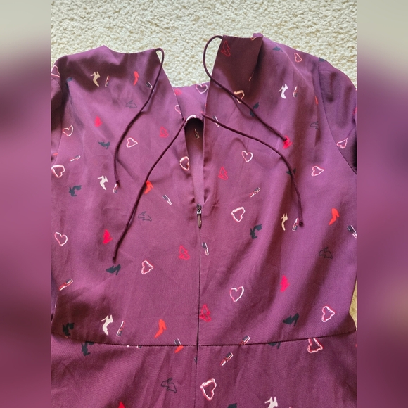 🌈RW&CO. With Pockets!  👠 ❤️ Back Zip Tie Detail Back Long Sleeve Dress - Picture 8 of 8